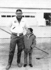 Fireball Roberts with my brother Bobby at Daytona '63