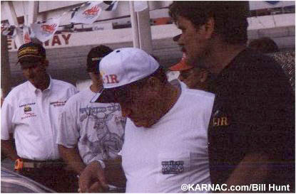 Dick Anderson in the Pits