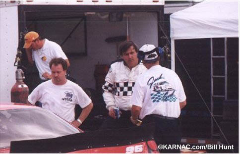 Jack Cook preparing for the 2000 Cup race