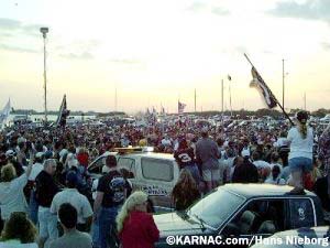 Tampa Bay area Dale Earnhardt fans at the Sunset Vigil