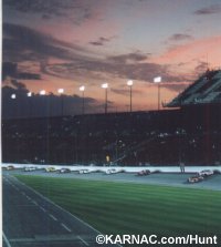 Sunset at Daytona International Speedway