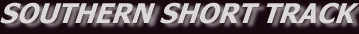 Southern Short Track Stock Car Racing